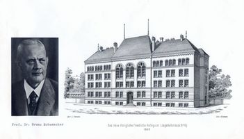 Königsberg (Pr.), Stadtkreis Königsberg  6 Königsberg, Friedrichs-Collegium und Prof. Dr. Buno Schumacher Königsberg, Schulen