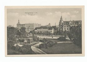 Königsberg (Pr.), Stadtkreis Königsberg Paradeplatz Königsberg, Paradeplatz mit Königsgarten Königsberg, Paradeplatz und Königsgarten