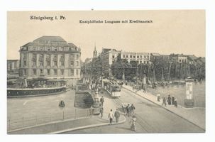 Königsberg (Pr.), Stadtkreis Königsberg Kneiph. Langgasse Königsberg, Kneiphöfsche Langgasse mit Kreditanstalt IX Königsberg, Stadtteil Kneiphof