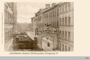 Königsberg (Pr.), Stadtkreis Königsberg Heidemannstraße Königsberg, Löbenichtsches Hospital Königsberg, Krankenhäuser und Kliniken