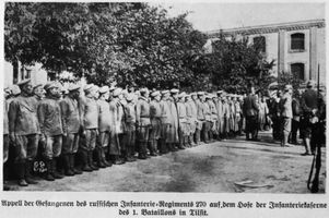 Tilsit, Stadt, Stadtkreis Tilsit  Tilsit, Hof der Infanteriekaserne Tilsit, Infanterie-Kaserne in der Stolbecker Straße