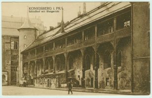 Königsberg (Pr.), Stadtkreis Königsberg  Königsberg. Schlosshof mit Blutgericht Königsberg, Schloß