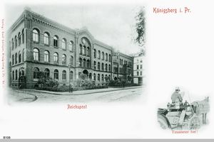 Königsberg (Pr.), Stadtkreis Königsberg Poststraße Königsberg, Reichspost 
