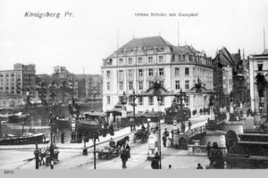 Königsberg (Pr.), Stadtkreis Königsberg Kneiph. Langgasse Königsberg, Grüne Brücke, Kneiphof 