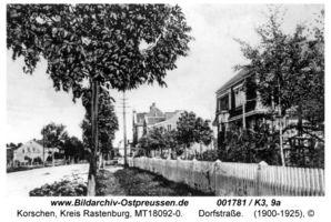 Korschen, Kreis Rastenburg Hindenburgstraße