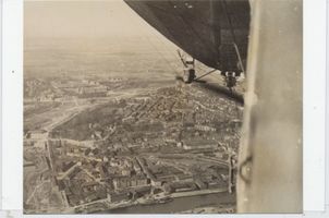 Königsberg (Pr.), Stadtkreis Königsberg  Königsberg, Luftbild vom Luftschiff  Graf Zeppelin  auf den Stadtteil Kosse Königsberg, Stadtteil Kosse
