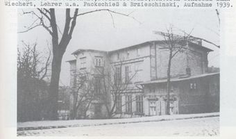 Königsberg (Pr.), Stadtkreis Königsberg Berliner Straße Königsberg, Berliner Straße, Nassgärter Mittelschule Königsberg, Alter und Nasser Garten