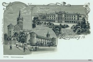 Königsberg (Pr.), Stadtkreis Königsberg  Königsberg, Sehenswürdigkeiten, Grafik II Königsberg, Universität
