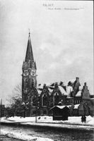 Tilsit, Stadt, Stadtkreis Tilsit  Tilsit, Kreuzkirche von Südwesten (Winteraufnahme) IX Tilsit, Kreuz-Kirche (Neue Kirche)