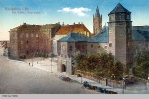 Königsberg (Pr.), Stadtkreis Königsberg Schloßplatz Königsberg, Schloß mit Hauptwache Königsberg, Schloß