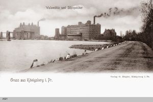 Königsberg (Pr.), Stadtkreis Königsberg  Königsberg, Walzmühle, Silospeicher Königsberg, Außenhafen (bis zum Hauptzollamt)