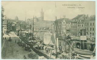 Königsberg (Pr.), Stadtkreis Königsberg  Königsberg, Hafenpartie - Hundegatt Königsberg, Hundegatt