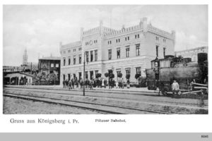 Königsberg (Pr.), Stadtkreis Königsberg  Königsberg, Pillauer Bahnhof II Königsberg, Bahnhöfe