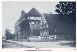 Königsberg (Pr.), Stadtkreis Königsberg  Königsberg (Pr.), Hindenburg-Oberrealschule und Direktorhaus Königsberg, Schulen