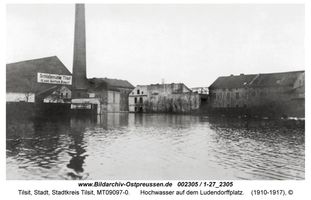 Tilsit, Stadt, Stadtkreis Tilsit Ludendorffplatz  Tilsit, Bereich östl. Fletcherplatzes, westl. Fiskalischer Hafen, Dammstr.