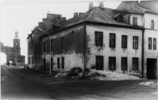 Tilsit, Stadt, Stadtkreis Tilsit  Tilsit, ehemalige Zollhausecke auf dem Fletcherplatz Tilsit, Luisen-Brücke, Portale und Grenzkontrollstellen