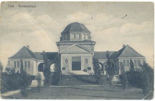 Tilsit, Stadt, Stadtkreis Tilsit  Tilsit, Krematorium auf dem Waldfriedhof IX 