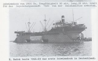 Königsberg (Pr.), Stadtkreis Königsberg  Königsberg, Uniongießerei, Werft, Schwimmdock Königsberg, Union-Giesserei