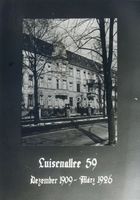 Königsberg (Pr.), Stadtkreis Königsberg Luisenallee 59 Königsberg (Pr.), Luisenallee Haus Nr. 59 Königsberg, Stadtteil Hufen