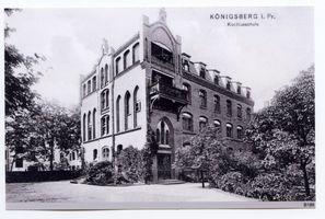 Königsberg (Pr.), Stadtkreis Königsberg Kasernenstraße 4-5 Königsberg, Kochiusschule, alte Mädchen-Gewerbeschule Königsberg, Schulen