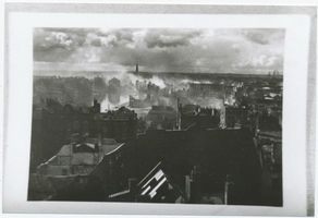 Königsberg (Pr.), Stadtkreis Königsberg  Königsberg, Blick auf Königsberg nach dem Bombenangriff Königsberg, Zweiter Weltkrieg und das Ende