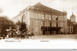 Königsberg (Pr.), Stadtkreis Königsberg Paradeplatz Königsberg, Stadttheater II Königsberg, Stadttheater