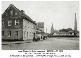 Tilsit, Stadt, Stadtkreis Tilsit Dammstraße  Tilsit, Bereich östl. Fletcherplatzes, westl. Fiskalischer Hafen, Dammstr.