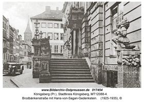 Königsberg (Pr.), Stadtkreis Königsberg Brodbänkenstraße  Königsberg, Stadtteil Kneiphof