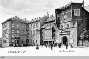 Königsberg (Pr.), Stadtkreis Königsberg  Königsberg, Schloß Ostseite Königsberg, Schloß