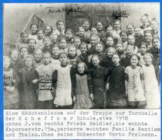 Königsberg (Pr.), Stadtkreis Königsberg  Königsberg (Pr.), Ratshof, Scheffner Schule - Mädchenklasse 