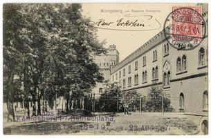 Königsberg (Pr.), Stadtkreis Königsberg Litauer Wallstraße Königsberg (Pr.), Kaserne Kronprinz Königsberg, Kasernen, Militärisches