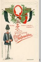 Königsberg (Pr.), Stadtkreis Königsberg  Königsberg, Grenadier Regiment Kronprinz I, Grußpostkarte 