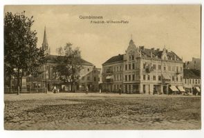Gumbinnen, Stadt, Kreis Gumbinnen Königsplatz Gumbinnen, Friedrich-Wilhelm-Platz V 
