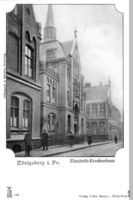 Königsberg (Pr.), Stadtkreis Königsberg Ziegelstraße Königsberg, Elisabeth Krankenhaus II Königsberg, Krankenhäuser und Kliniken