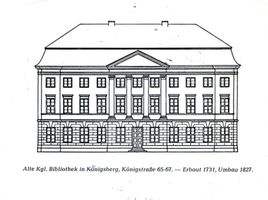 Königsberg (Pr.), Stadtkreis Königsberg Straße der SA 65-67 Königsberg (Pr.), Königstraße, Alte Königliche Bibliothek 