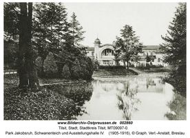 Tilsit, Stadt, Stadtkreis Tilsit   Tilsit, Park Jakobsruh, Gewerbeausstellung 1905