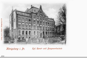 Königsberg (Pr.), Stadtkreis Königsberg Schönstraße 12 Königsberg, Königliche Baugewerkschule I Königsberg, Schulen
