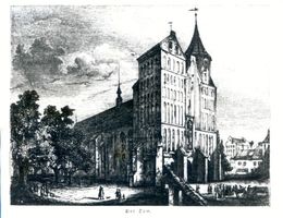 Königsberg (Pr.), Stadtkreis Königsberg  Königsberg (Pr.), Dom, Lithographie V Königsberg, Dom