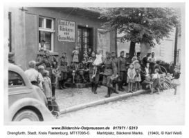 Drengfurth, Stadt, Kreis Rastenburg Marktplatz