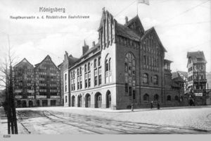 Königsberg (Pr.), Stadtkreis Königsberg  Königsberg, Hauptfeuerwache an der Altstädtischen Bauhofstraße 