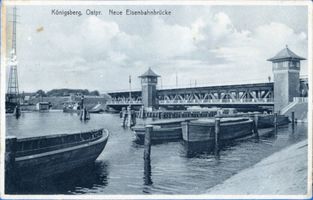 Königsberg (Pr.), Stadtkreis Königsberg  Königsberg (Pr.), Hafen und Eisenbahnbrücke V Königsberg, Außenhafen (bis zum Hauptzollamt)