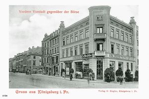 Königsberg (Pr.), Stadtkreis Königsberg Vordere Vorstadt Königsberg, Börsen-Café 