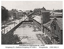 Königsberg (Pr.), Stadtkreis Königsberg Wrangelstraße  Königsberg, Nördliche Innenstadt westlich des Schloßteiches (Tragheim)