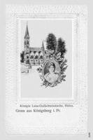 Königsberg (Pr.), Stadtkreis Königsberg Lawsker Allee Königsberg, Königin Luise Gedächtniskirche Königsberg, Königin-Luise-Gedächtniskirche
