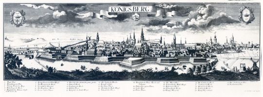 Königsberg (Pr.), Stadtkreis Königsberg  Königsberg (Pr.), Stadtansicht, Kupferstich II Königsberg, Aus der Geschichte der Stadt