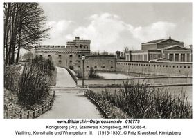Königsberg (Pr.), Stadtkreis Königsberg Wallring (fr. Wallstraße)  Königsberg, Nördliche Innenstadt westlich des Schloßteiches (Tragheim)