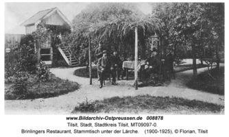 Tilsit, Stadt, Stadtkreis Tilsit Stolbecker Straße 29  Tilsit, Brinlingers Gartenrestaurant (Stolbecker Str. 29)