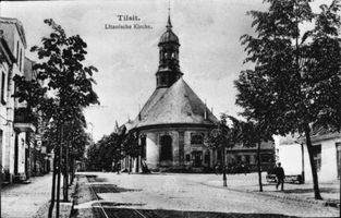 Tilsit, Stadt, Stadtkreis Tilsit  88 Tilsit, Christuskirche (Litauische Kirche, Landkirche) XVIII 