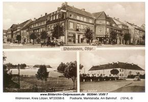 Widminnen, Kreis Lötzen Marktplatz, Widminnen