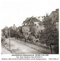 Tilsit, Stadt, Stadtkreis Tilsit Sedanstraße  Tilsit, Krankenhäuser, Heilanstalten